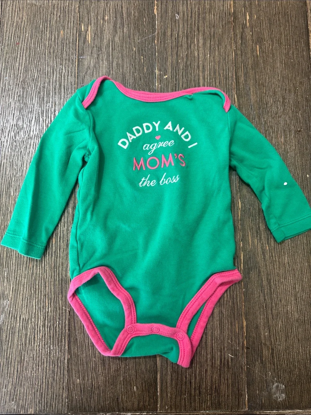 Carter’s Baby Girl Long Sleeve Bodysuit Bundle 9M | 4 Piece Onesie Set